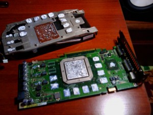 Снимаем систему охлаждения